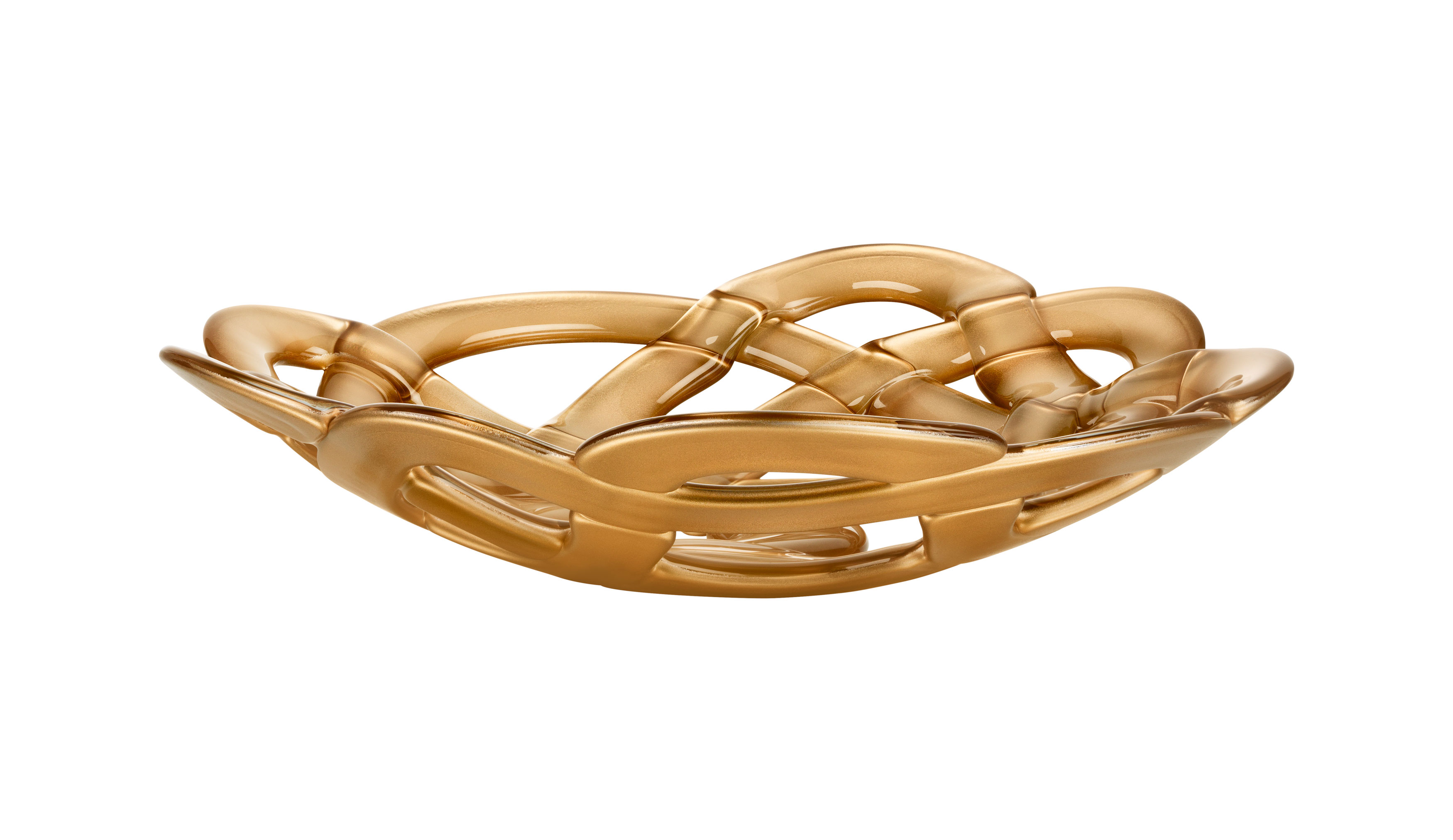 Skål BASKET - 385 mm - Guld