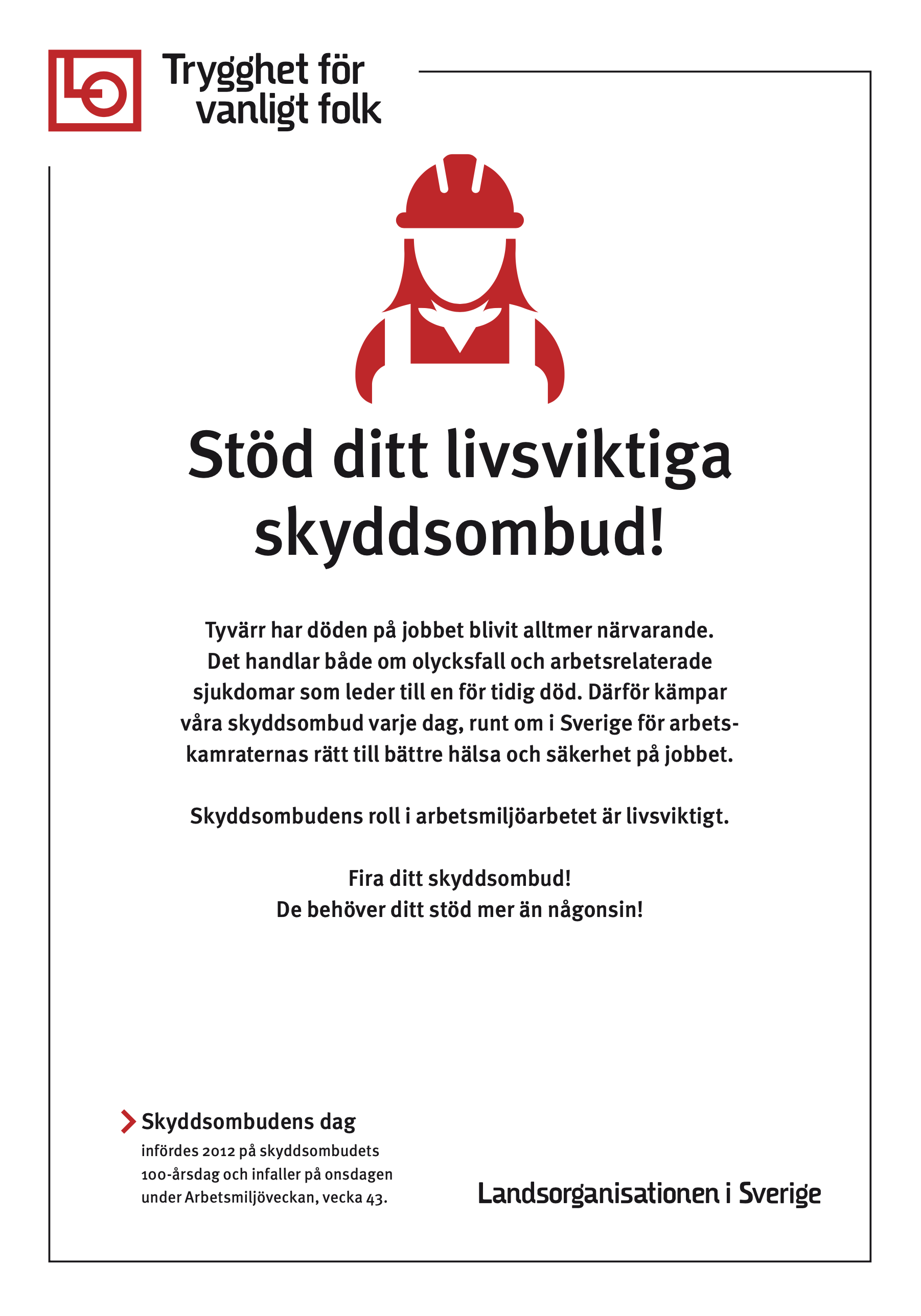Folder Fira ditt skyddsombud! - Tryck & PDF