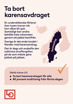Flyer A5 - Ta bort karensavdraget