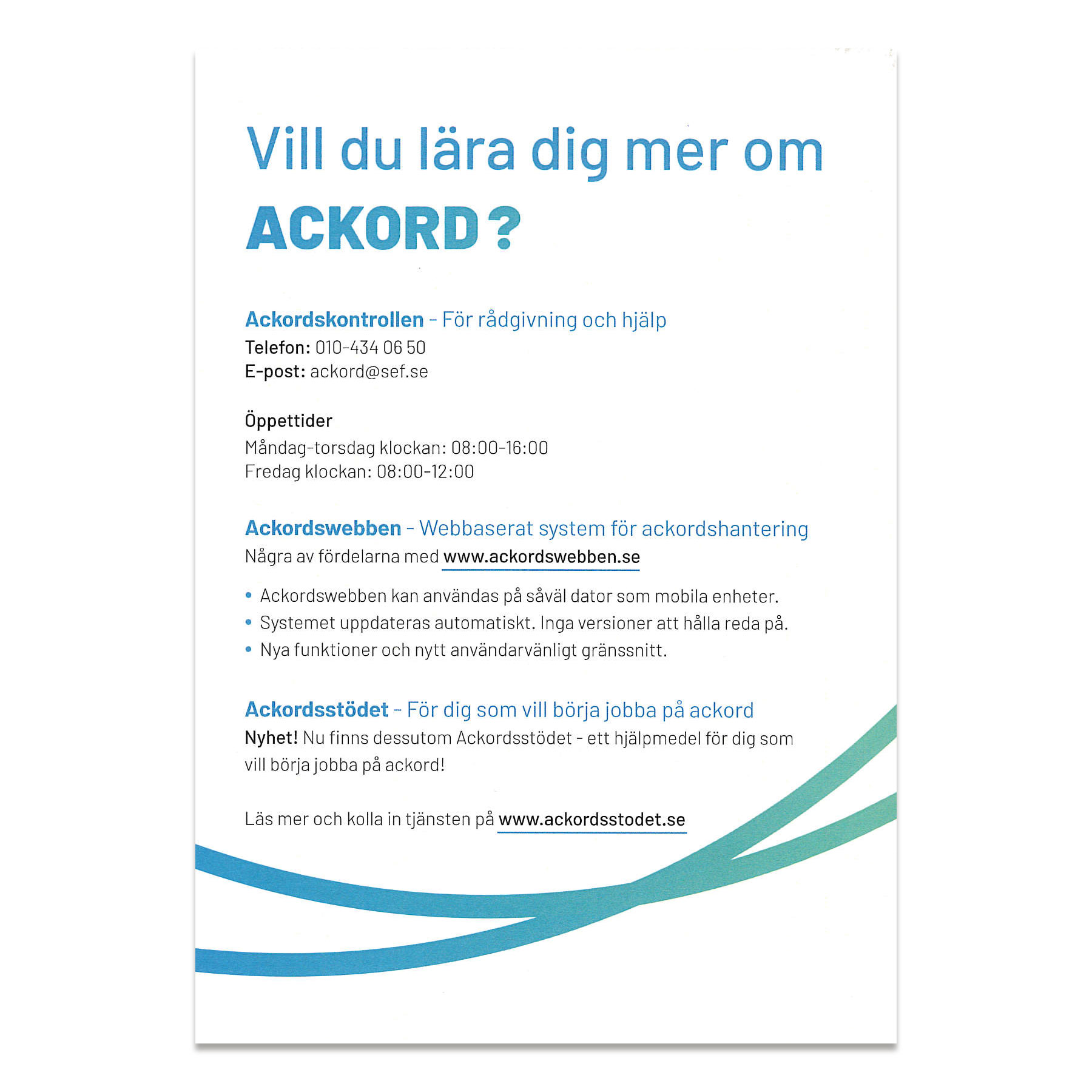 Ackord - Bra pengar för samma arbete - 2