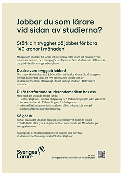 Jobbar du som lärare vid sidan av studierna - pdf