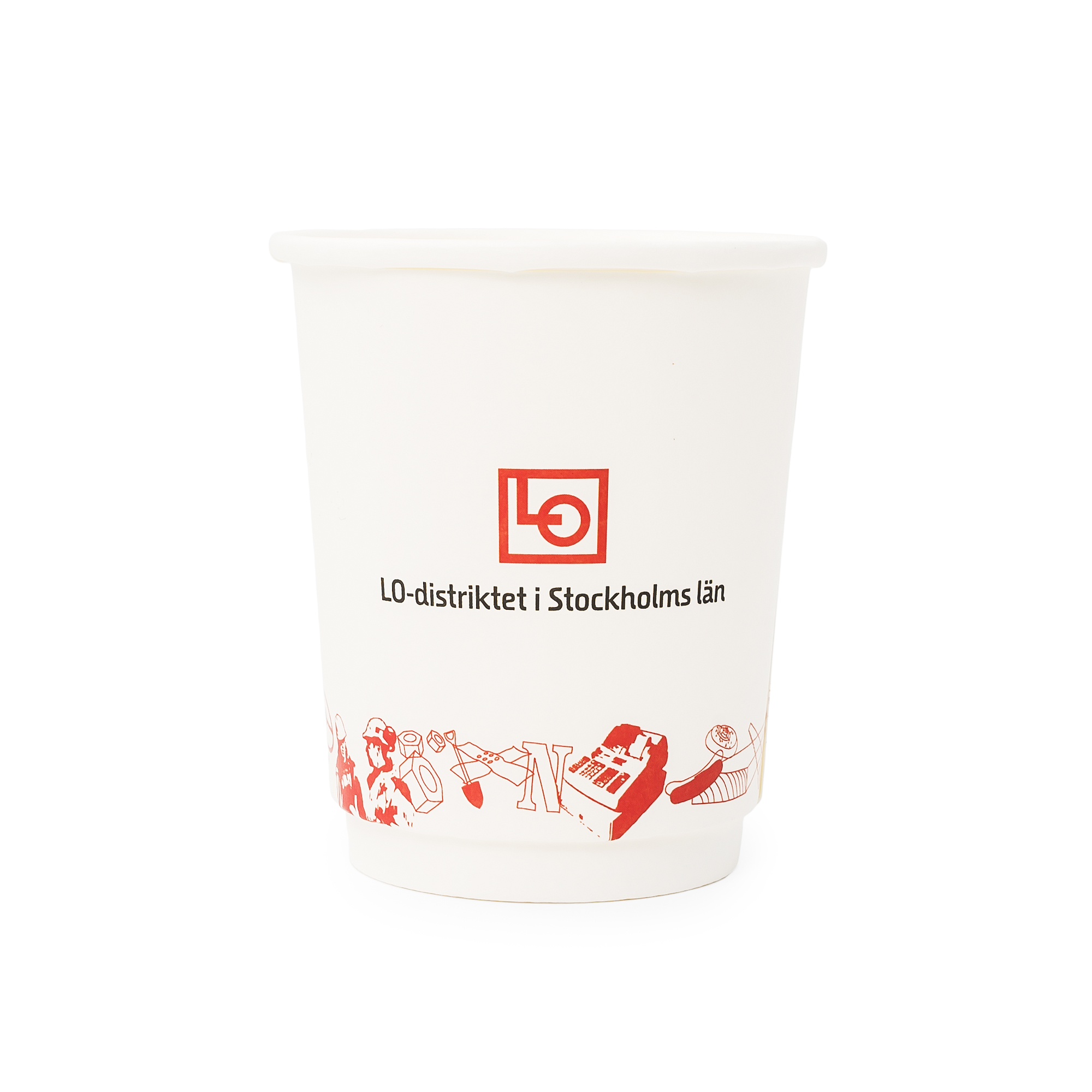 Pappmugg Mönster - 24 cl - 2