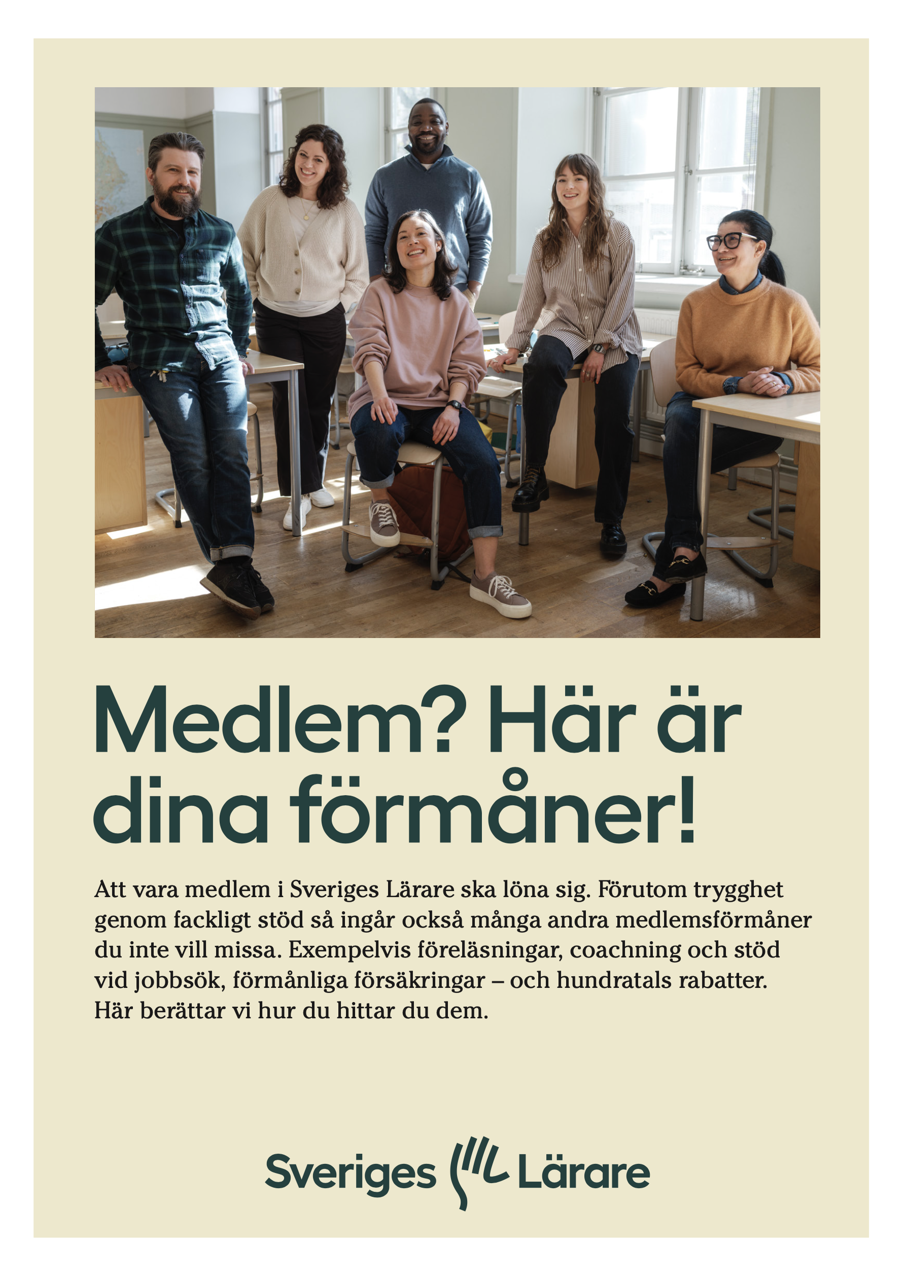 Medlem? Här är dina förmåner! – folder A5