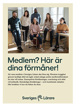 Medlem? Här är dina förmåner! – folder A5
