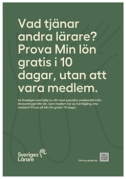 Vad tjänar andra lärare? - affisch A4