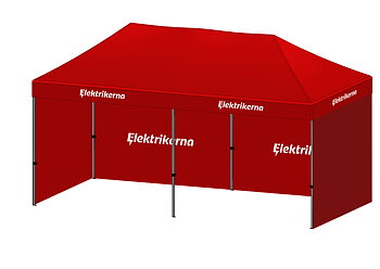 Tält med tak - 6x3 m