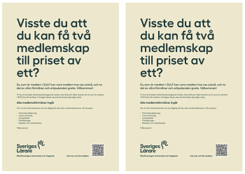 Visste du att du kan få två medlemskap... - flyer A5 - pdf
