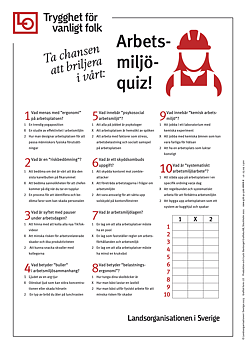 Stöd till livsviktiga skyddsombud! Quiz A4