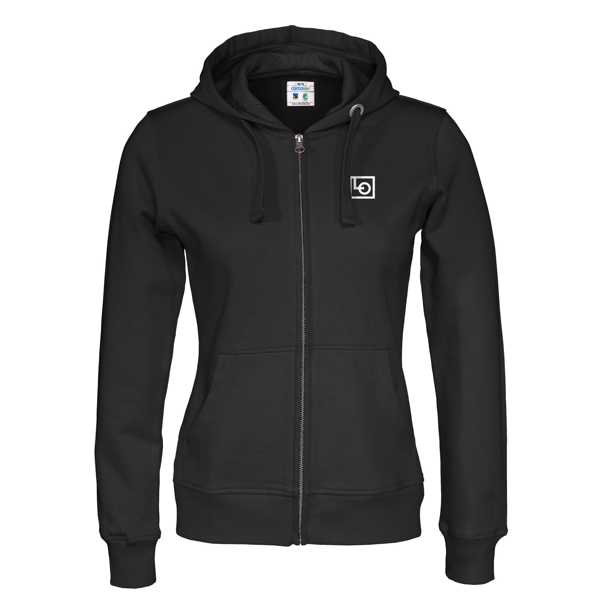 Hoodtröja Full zip CottoVer - Dam - Flera färger - 3
