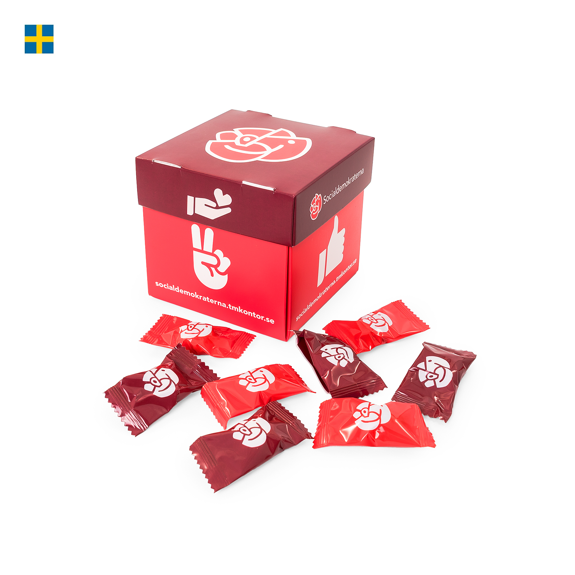 Godis - Pappskål blandade karameller - 340 g
