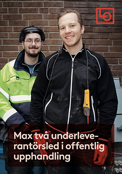 Folder A5 - FAQ om led av underentreprenörer
