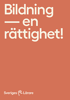 Bildning – en rättighet! - Affisch A4
