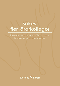 Sökes: fler lärarkollegor - pdf