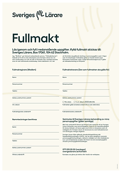 Fullmakt - digital blankett - pdf