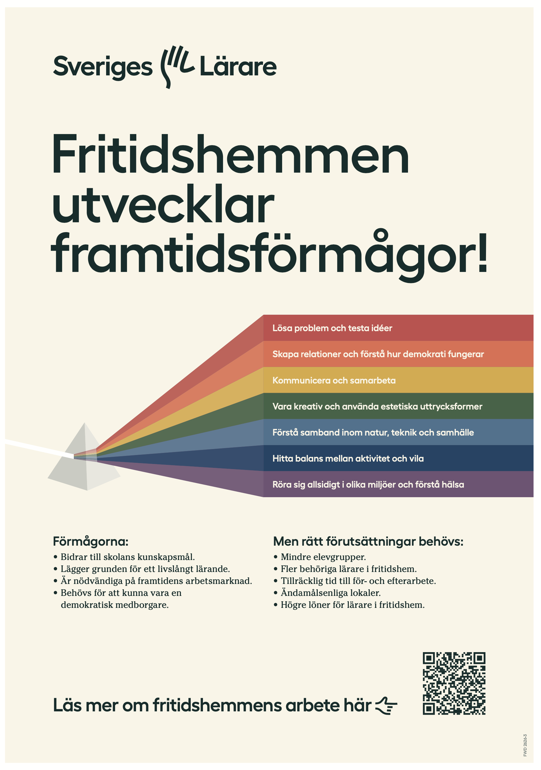 Fritidshemmen utvecklar framtidsförmågor! - affisch A3