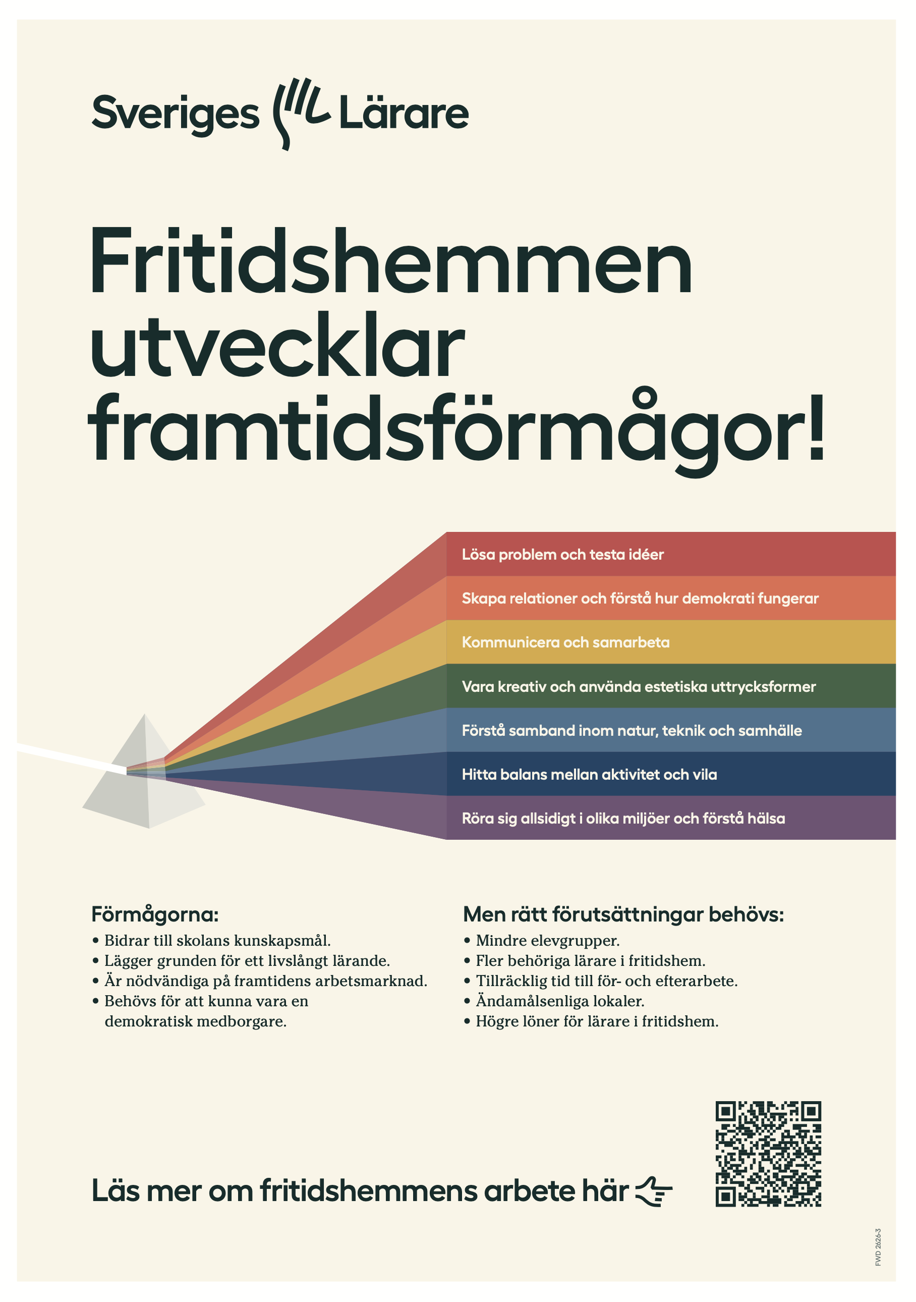 Fritidshemmen utvecklar framtidsförmågor! - affisch A4