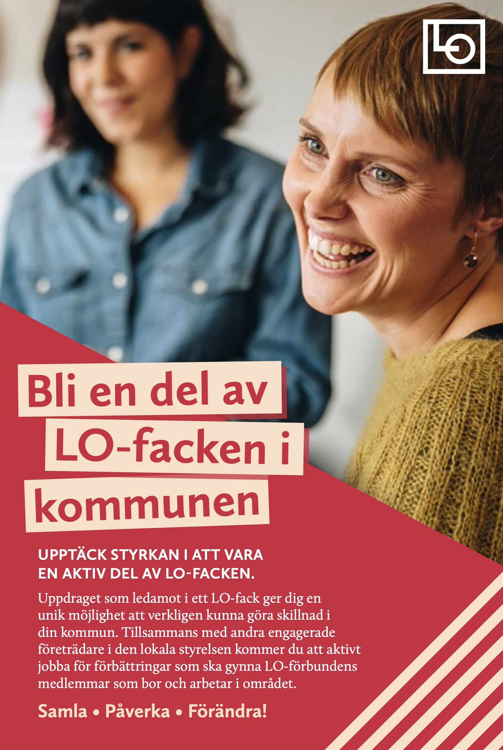 Folder A5 - Bli en del av LO-facken i kommunen