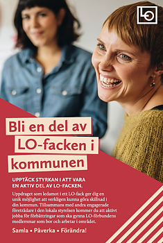 Folder A5 - Bli en del av LO-facken i kommunen