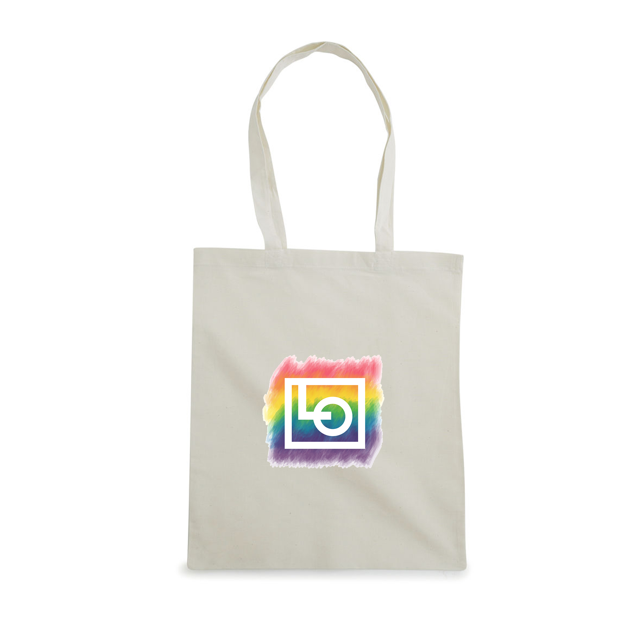 Tygkasse Fairtrade Pride - Naturvit