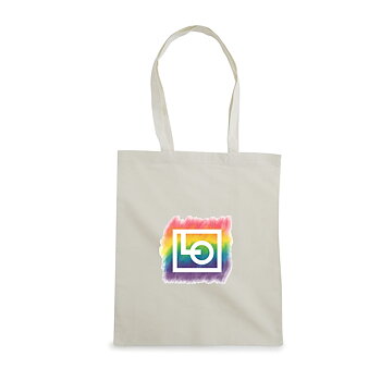 Tygkasse Fairtrade Pride - Naturvit