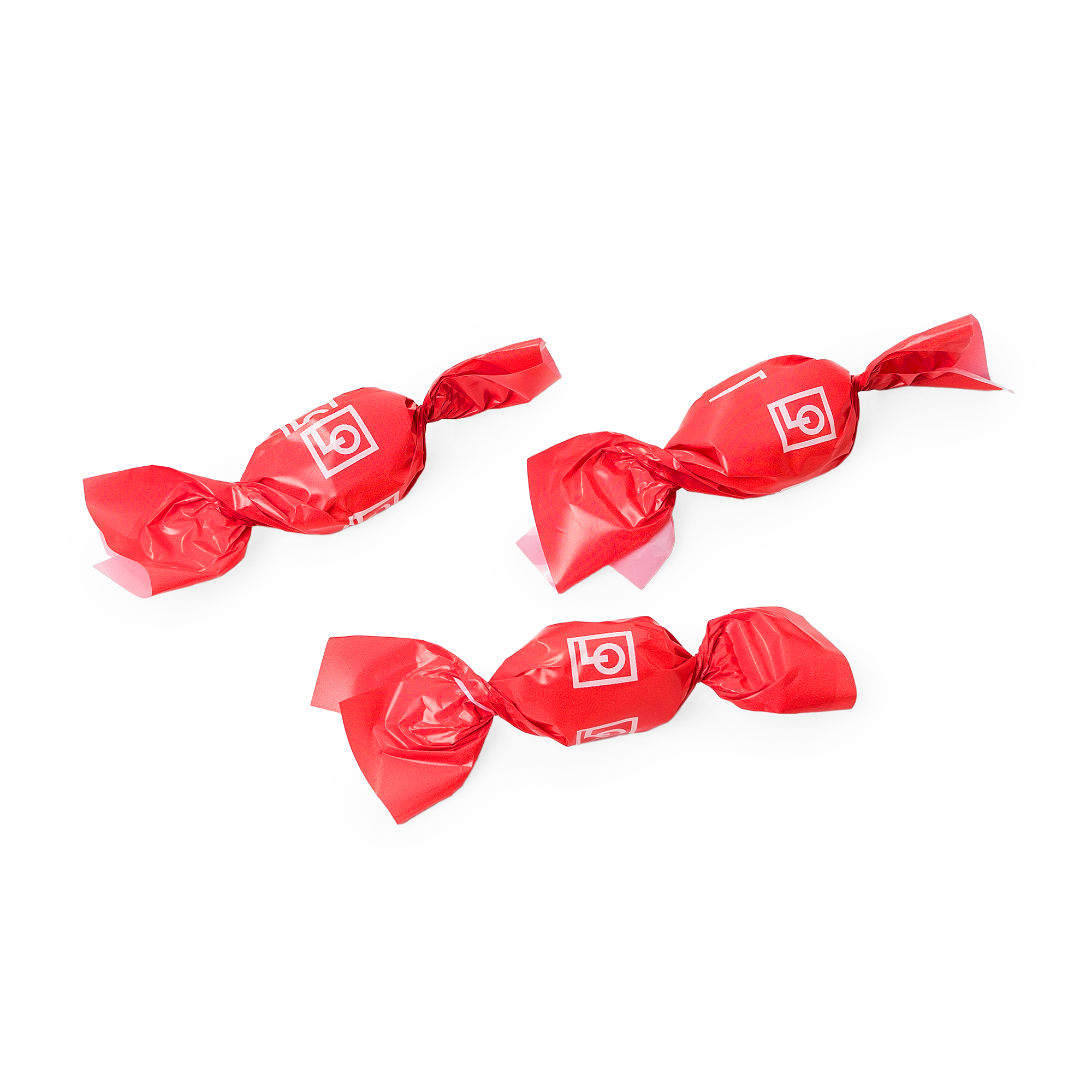 Twistade karameller 2,5 kg/förp