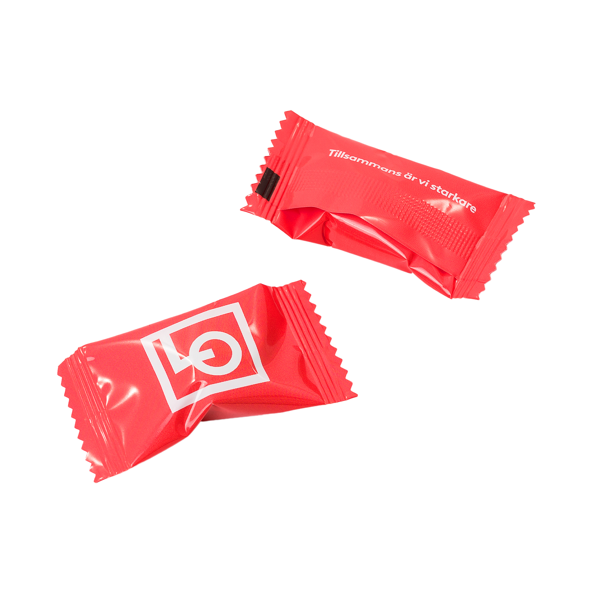 Flowpackade karameller 2,5 kg/förp