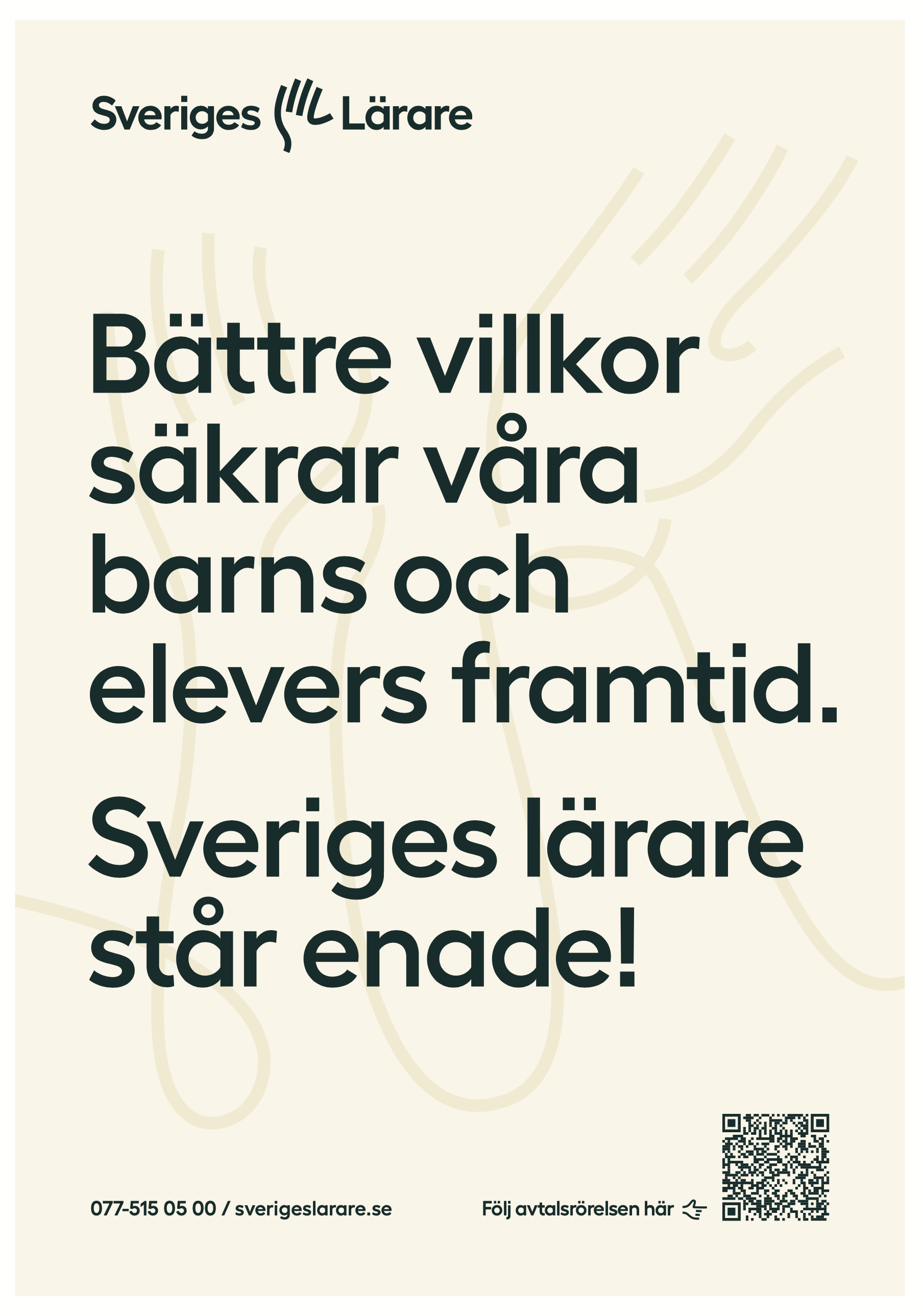 Sveriges lärare står enade! - Affischer A4 - pdf - 2