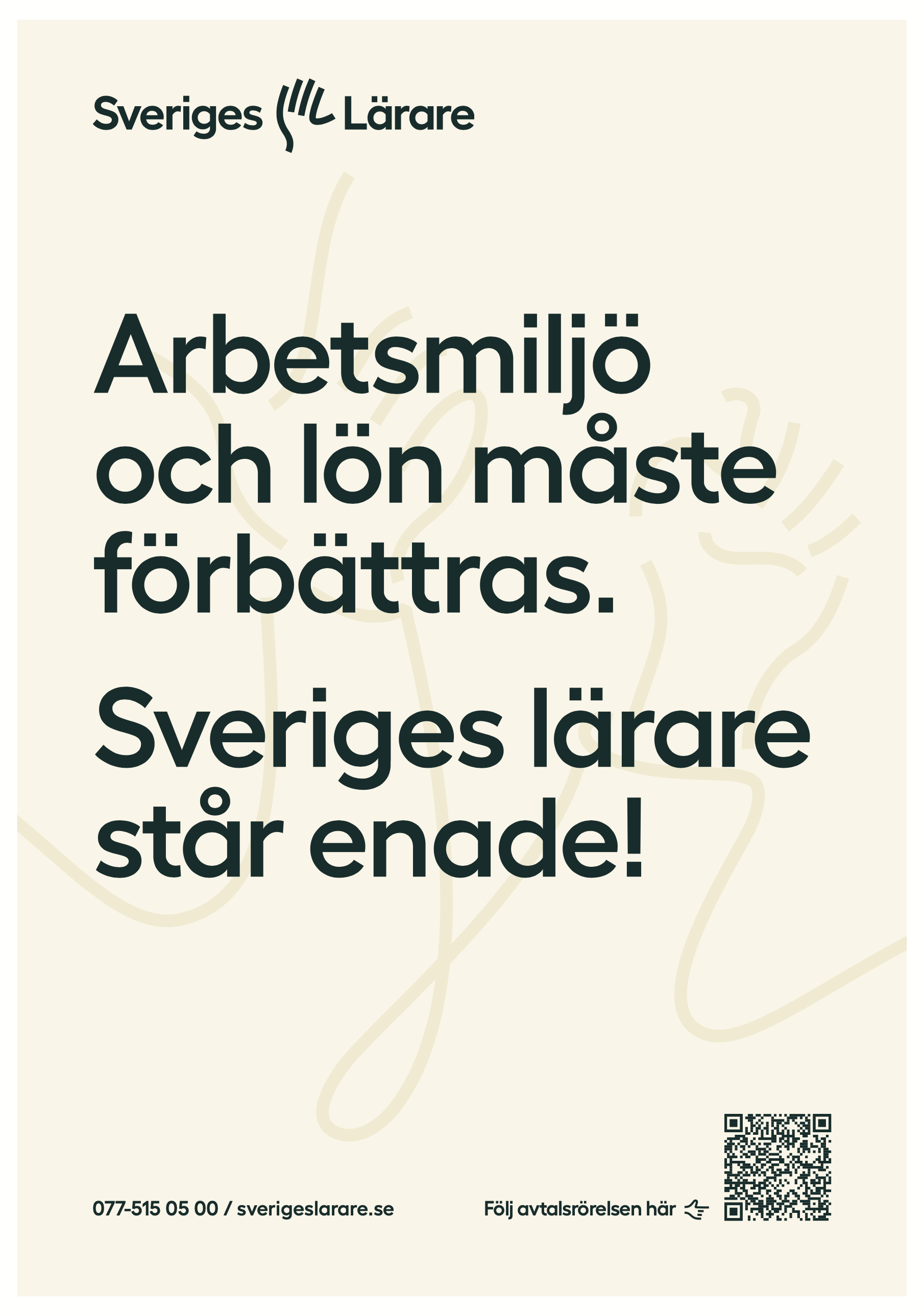 Sveriges lärare står enade! - Affischer A4 - pdf