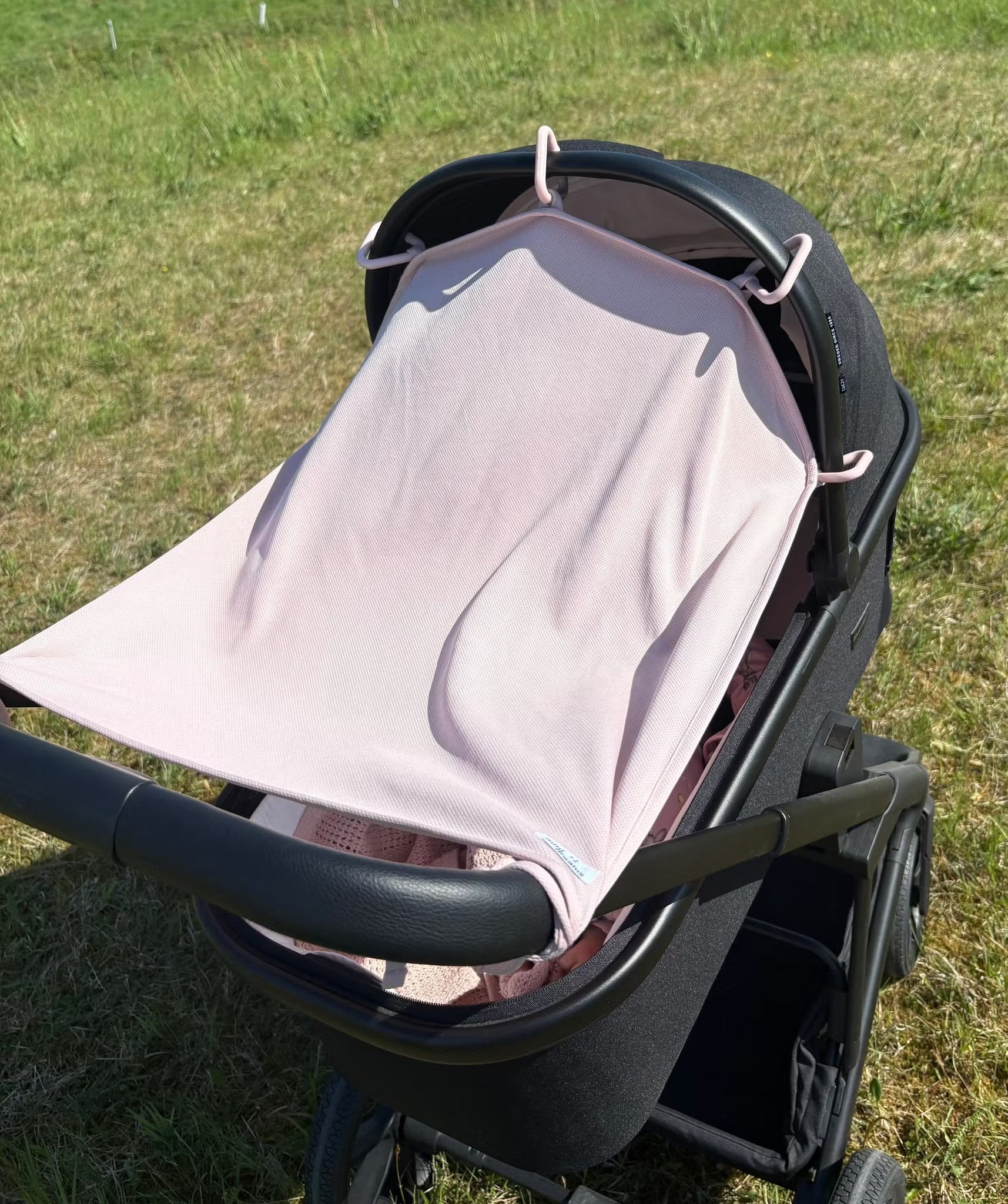 Mini Dreams Solskyddsgardin Mesh UV 50+ Ljusgrå - 2