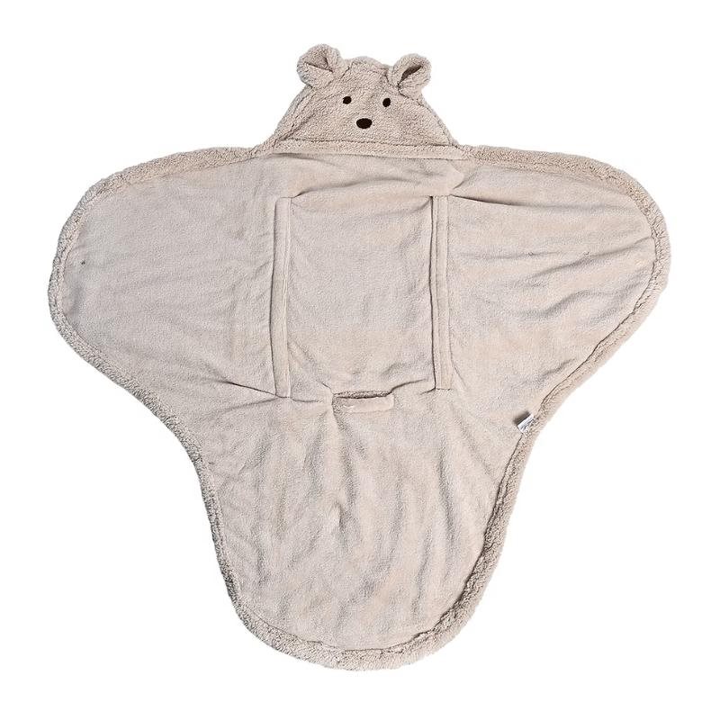 Mini Dreams Omlott-åkpåse Teddy Bear - Sand - 2