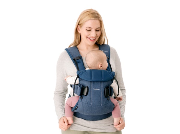 Babybjörn Bärsele One - Denim Grey / Daerk Grey  Cotton Mix - 4