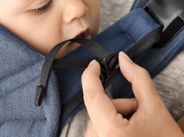 Babybjörn Bärsele One - Denim Grey / Daerk Grey  Cotton Mix - 9
