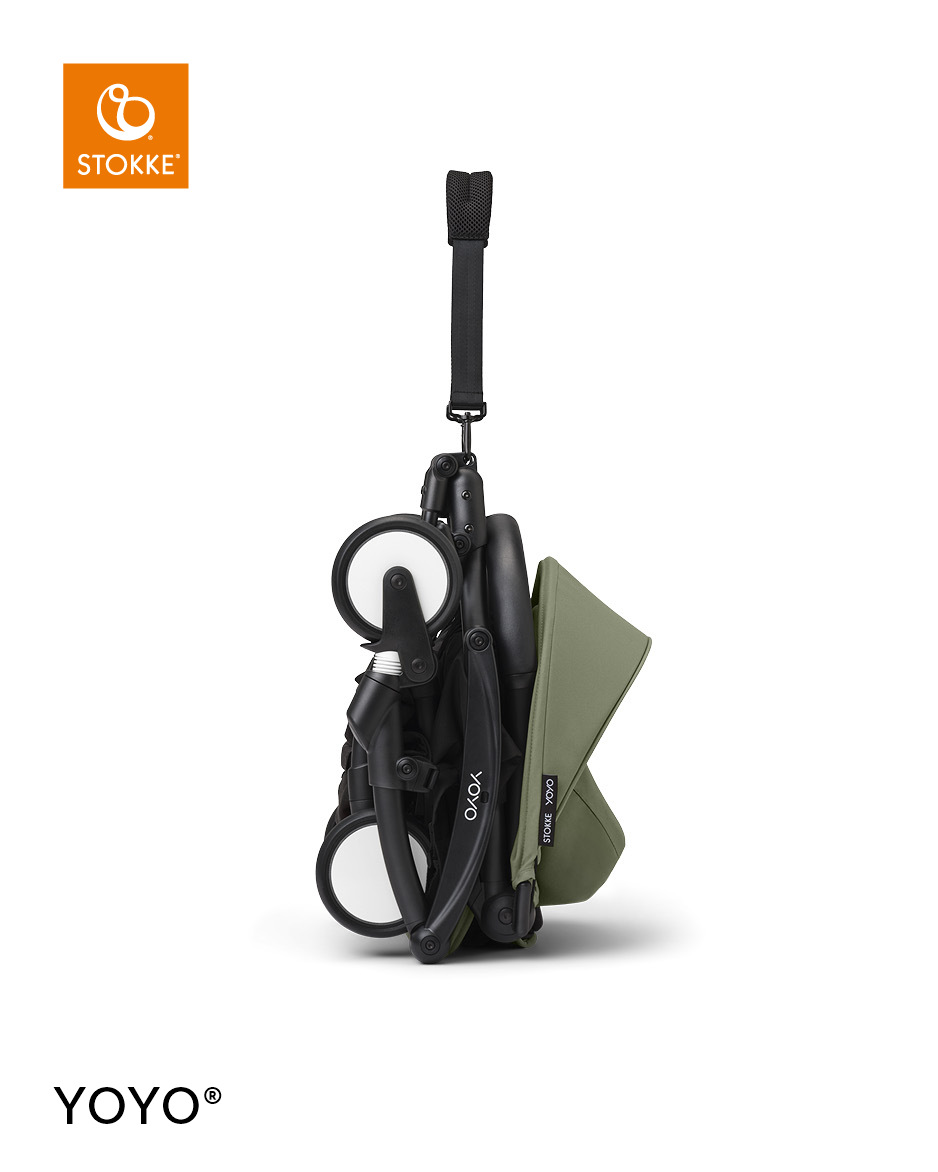 Stokke YOYO³ 6+ Black - Olive ~ Visningsexemplar ~ - 5