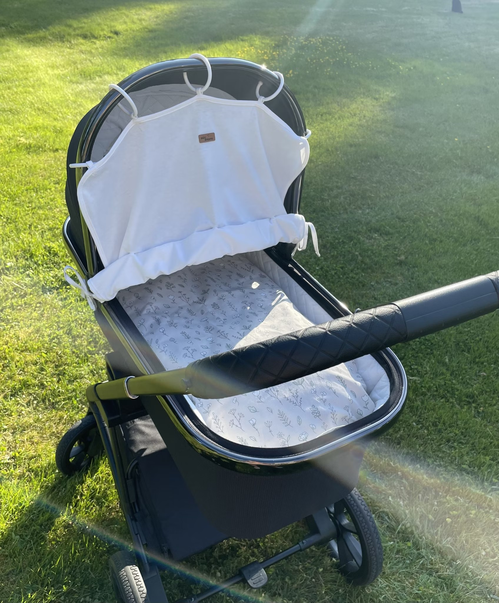 Mini Dreams Solskyddsgardin UV 50+ Off White - 2