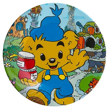 Rätt Start - Flat tallrik Bamse