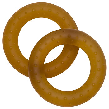 Rätt Start Bitleksak Naturgummi - 2-Pack Ringar