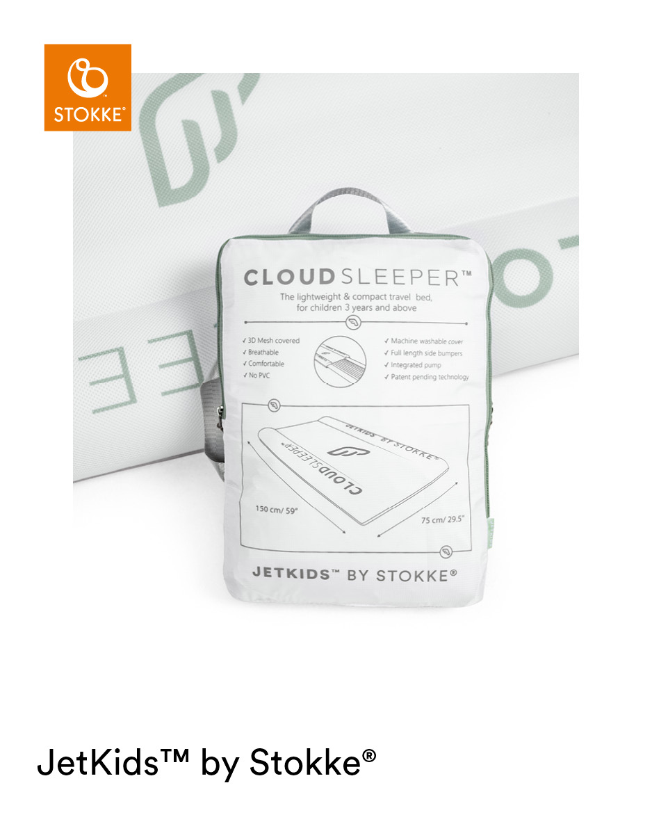 Stokke Jetkids Cloudsleeper Uppblåsbar Resesäng - 3