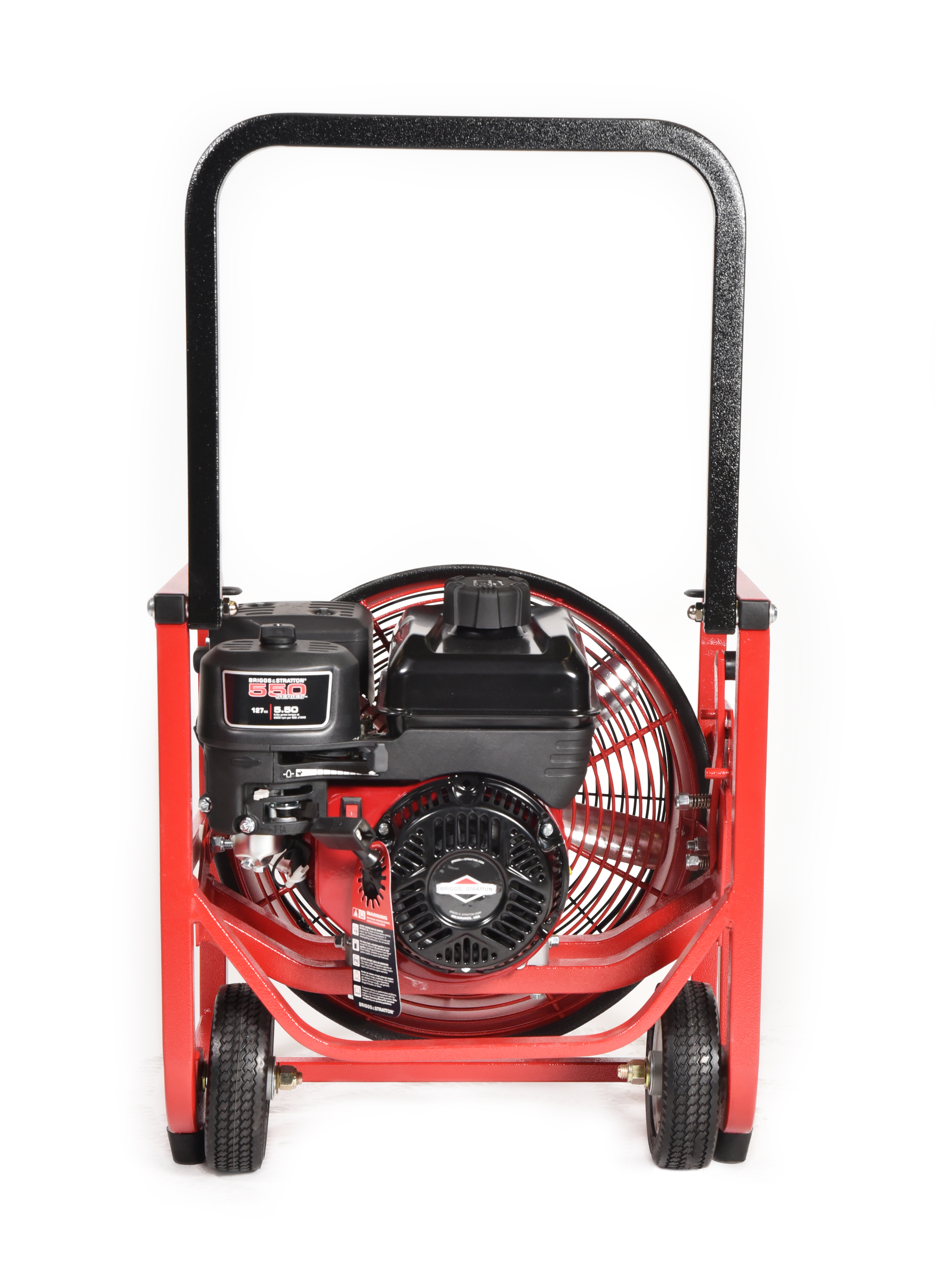 SuperVac Vifte 718G4-B, Bensindrevet. Vår 18" vifte i 7-Serien. Driftet med B&S Vanguard motor. Ytelse 25 247 cmh, AMCA sertifisert.  - 4