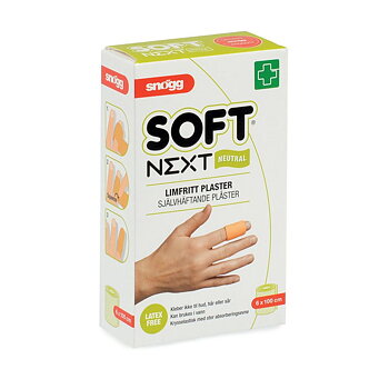Soft NEXT 6cm x 1m, Limfritt plaster, 11,6 x 7 x 3cm, Vekt 29g