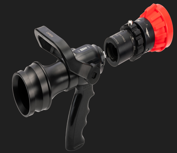 Strålerør, Delta Fire Attack 500 SBC Pro. Strålerør med hurtigutskiftbare dyser. Select flow 100-250-350-500 l/min @ 6 bar . 10 års garanti.  - 2