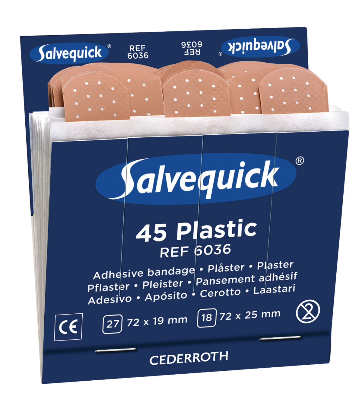 Plastplaster 6 pkn Salvequick 