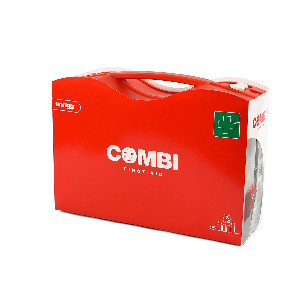 Førstehjelpskoffert, Snøggkofferten Combi inntil 25 pers. H: 29 cm, B: 39,5 cm, D: 13,5 cm - 4