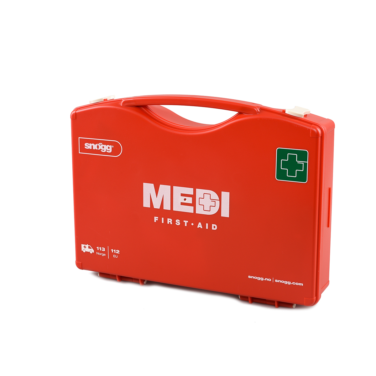 Førstehjelpskoffert, Snøggkofferten Medi Snøggkofferten Medi, inntil 10 pers. H: 29 cm, B: 39,5 cm, D: 9 cm