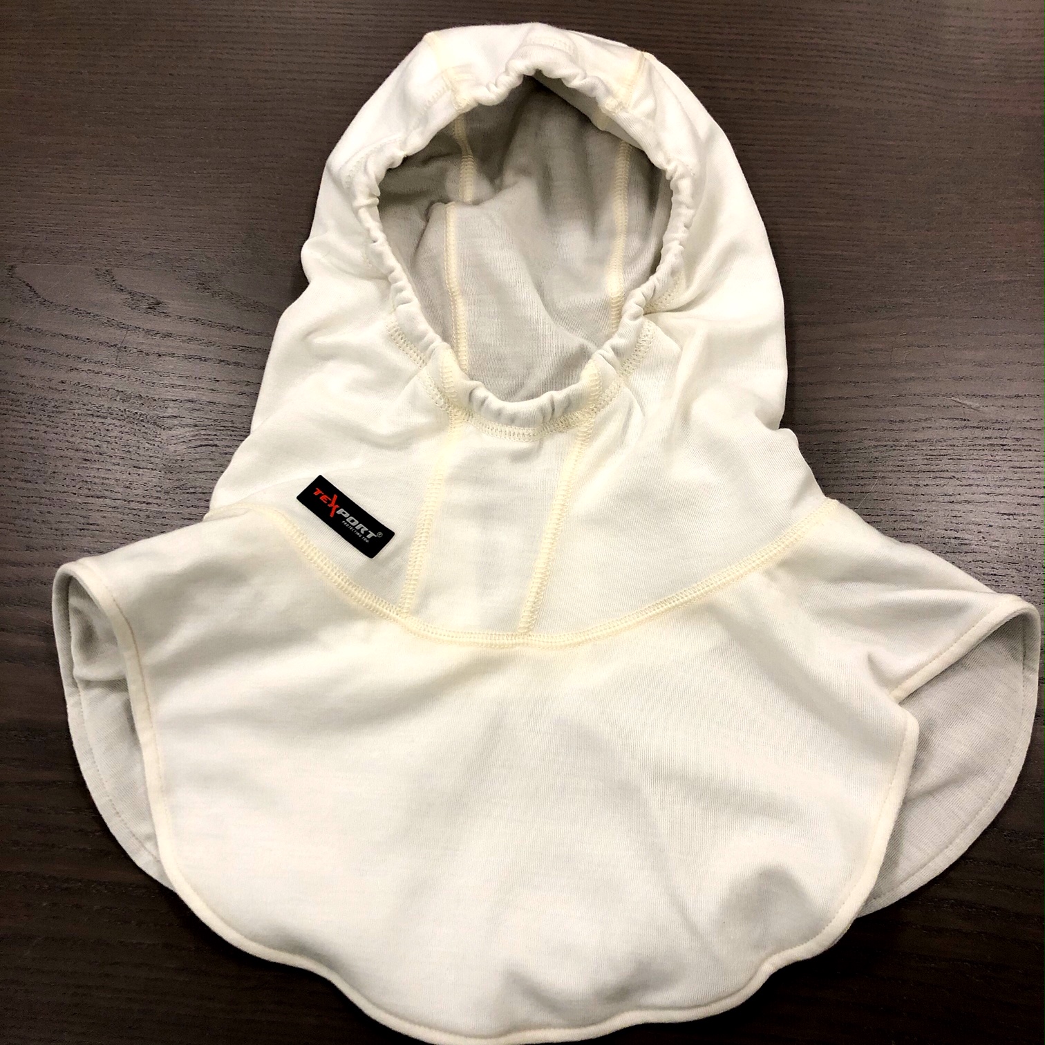 Røykdykkerhette lang, TEXPORT FIRE  HOOD , 2 lags i Aramid, Beige - 2
