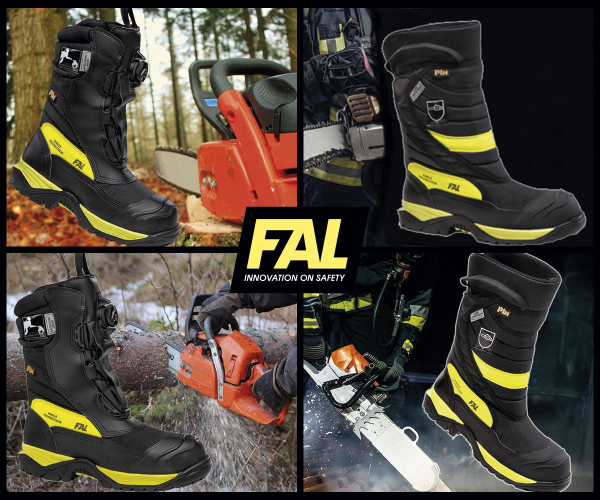 Brannstøvel - FAL FTX9000 i PBI , F2A+SRC +HI3+CI+AN  EN 15090: 2012 / EN ISO 17249  - 4