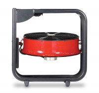 Batteridrevet Vifte, SuperVac  V16-BD, Driftet med 2 x 20V DeWALT batterier. En meget Støysvak vifte, ca. 76 db ved maks belastning, Maks driftstid ved full ytelse 45 min. Ytelse 16,677 cmh "AMCA 240 Certified" - 8