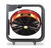 Batteridrevet Vifte, SuperVac  V16-BD, Driftet med 2 x 20V DeWALT batterier. En meget Støysvak vifte, ca. 76 db ved maks belastning, Maks driftstid ved full ytelse 45 min. Ytelse 16,677 cmh "AMCA 240 Certified" - 5
