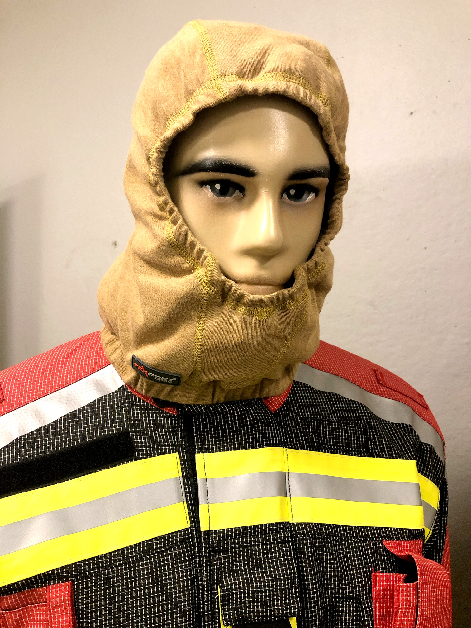 Røykdykkerhette kort, TEXPORT FIRE  HOOD , 2 lags i PBI Neo