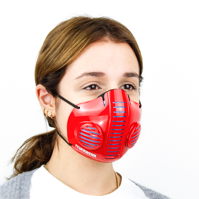 Maske, CASCO Mask 2.0, Medisinsk maske og godkjent etter EN 14683 Type IIR . Kan leveres i flere farger og nå også i en Rød utgave for brannvesen med "BRANN 110" påtrykt. - 4