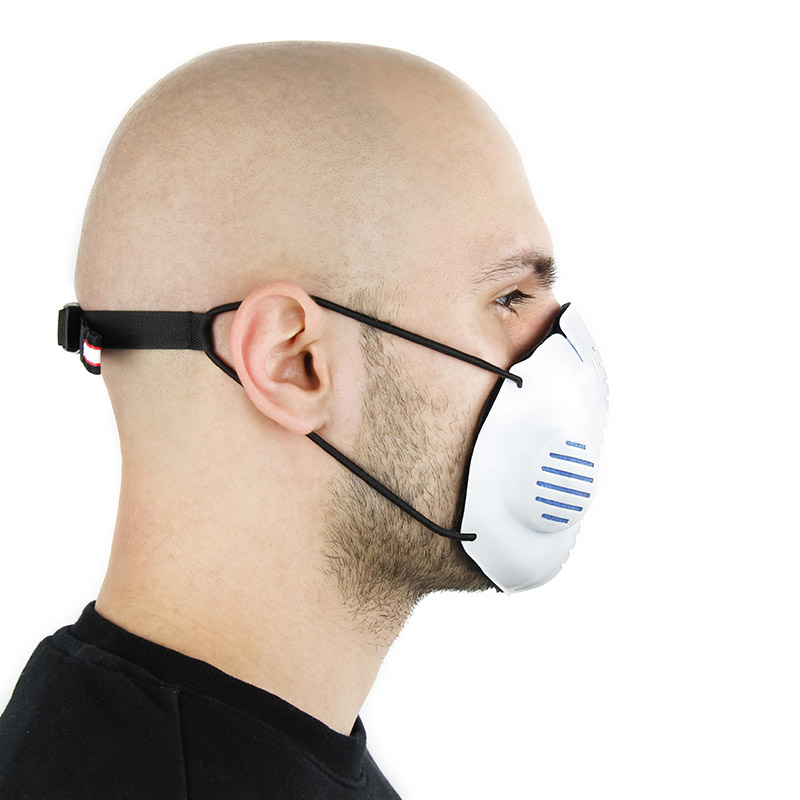 Maske, CASCO Mask 2.0, Medisinsk maske og godkjent etter EN 14683 Type IIR . Kan leveres i flere farger og nå også i en Rød utgave for brannvesen med "BRANN 110" påtrykt. - 10